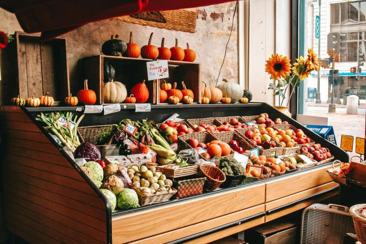 Fresh Produce Market Stand