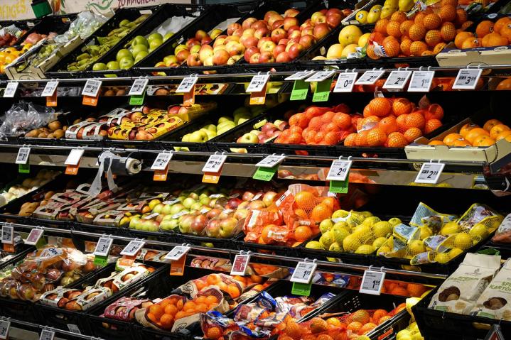 Various fruit and vegetables